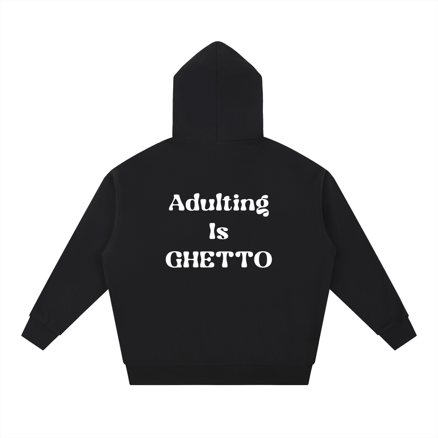 Colored Language Squeegee  Boy Hoodie